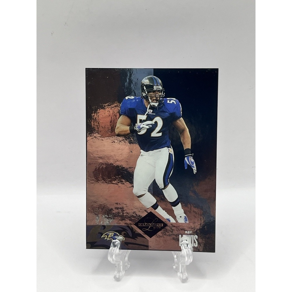 2004 Leaf Limited /799 Ray Lewis #77 HOF Football Ravens NFL Card